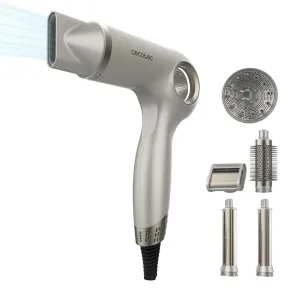 Secador de Pelo DryGlam 6in1, 1400W, Tres Protecciones