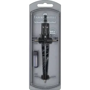 Compás TWISTER de ajuste rápido - Faber-Castell, 1 unidad