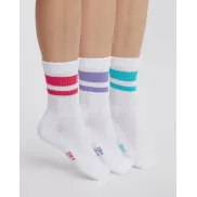 Pack de 3 Calcetines Deportivos para Mujer - Dim
