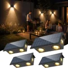 Aplique Solar IP65 para Pared Exterior - Pack de 4