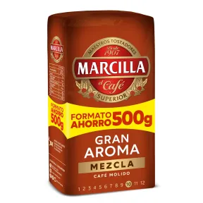 Café Molido Marcilla Mezcla | 500 g | Para Cafetera Italiana