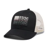 Gorra Azul Columbia PFG Fish Flag Snap Back Mesh