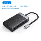 Lector 4 en 1 USB 3.0 ORICO para tarjetas de memoria