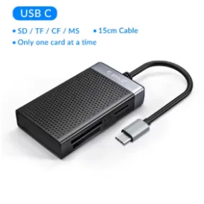 Lector 4 en 1 USB 3.0 ORICO para tarjetas de memoria