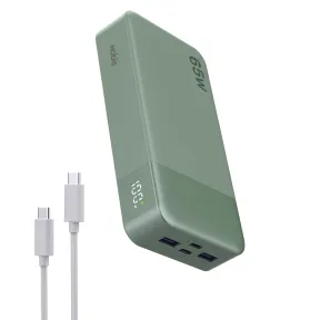 Batería Externa NOBIS 20000mAh Carga Rápida y 4 Puertos