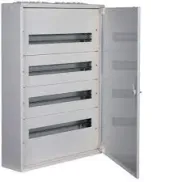 Caja metálica de distribución Hager FW424WT, 4x12 módulos
