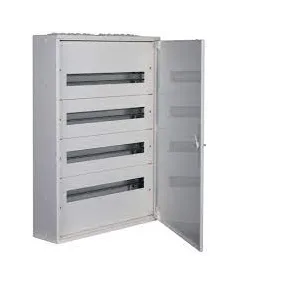 Caja metálica de distribución Hager FW424WT, 4x12 módulos