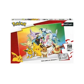 Puzle Infantil Pokémon de 150 Piezas: Eevee y Evoluciones