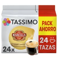 Cápsulas de Café LARGO Marcilla | Intensidad 10 | 24 Unidades