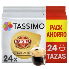 Cápsulas de Café LARGO Marcilla | Intensidad 10 | 24 Unidades