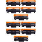 Pack 10 Toner Alta Capacidad Brother TN2420/TN2410 con Chip