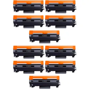 Pack 10 Toner Alta Capacidad Brother TN2420/TN2410 con Chip
