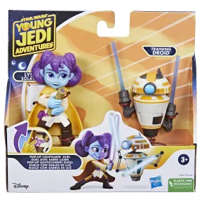 Duelo con Sables de Luz – Figuras Lys Solay y Droide Jedi