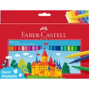 Estuche de 50 Rotuladores Escolares Faber-Castell 554204