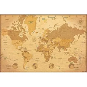 Mapa Mundos Vintage - Grupo Erik Editores