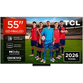 Smart TV TCL 55C6K PRO, 55" UHD 4K, Dolby Vision y Google TV