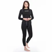 Conjunto Térmico de Ropa Interior Mujer KIRKJUBØUR Negro