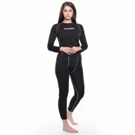 Conjunto Térmico de Ropa Interior Mujer KIRKJUBØUR Negro