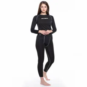 Conjunto Térmico de Ropa Interior Mujer KIRKJUBØUR Negro