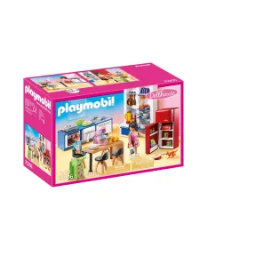 Cocina Dollhouse de PLAYMOBIL 70206 para divertirse.