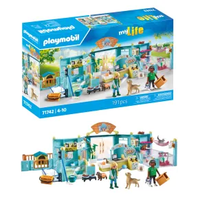 Hotel para Animales PLAYMOBIL My Life 71742 con Figuras