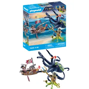Batalla con Pulpo Gigante - PLAYMOBIL Pirates 71419