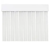 Cortina de PVC Transparente para Puerta Exterior 210x90cm