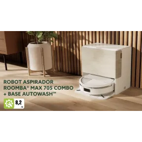 Combo iRobot Roomba Max 705 + Base AutoWash por 429,99 €