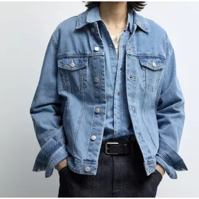 Cazadora de hombre vaquera 100% algodón - Tallas XS-L
