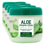 4 Botes de Crema de Aloe Vera Tabaibaloe 1200ml Total