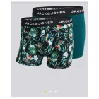 Bóxers Jack and Jones Jacbird Leaves para Hombre - Pack 2