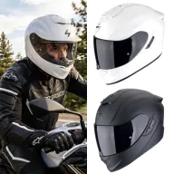 Casco SCORPION EXO 1400 EVO II Air Blanco y Negro ECE22.06