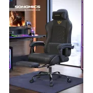 Silla Ergonómica Gaming con Reposapiés y Reposabrazos OBG079B01