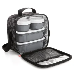Bolsa Térmica Impermeable Urban Food Casual 3L con 4 Fiambreras