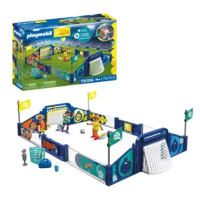 Campo de Fútbol PLAYMOBIL My Life - 72056 con 78 Piezas