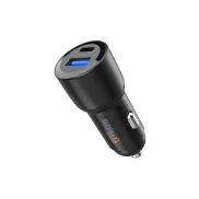 Cargador de Coche de 60W con 2 Puertos USB - Technaxx