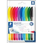 Bolígrafos de colores STAEDTLER, forma triangular y línea M