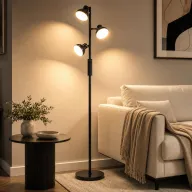 Lámpara de pie regulable LED 36W con mando a distancia