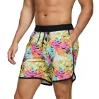 Bañador retro con bolsillos y malla en varios colores