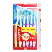 Cepillos de Dientes Colgate - Pack de 6 Unidades