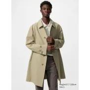 Abrigo Uniqlo largo elegante y cómodo