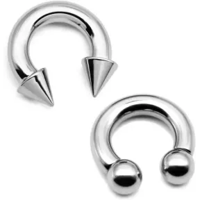 Herradura circular: 2 piercings