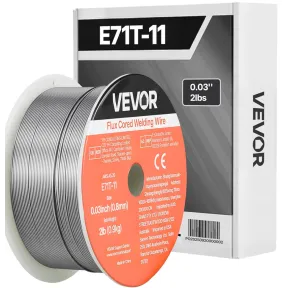 Alambre MIG Fundente E71T-11 0,8 mm para Soldadura Sin Gas