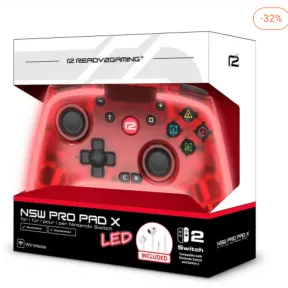 Mando Pro para Nintendo Switch Ready2gaming R2GNSW2PROPADXLED