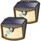 Carga solar: luz exterior cálida