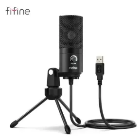 FIFINE USB Micrófono de Condensador de Alta Calidad