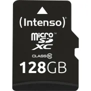 MicroSD Intenso 128GB Clase 10 con adaptador SD incluido