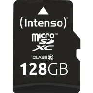 MicroSD Intenso 128GB Clase 10 con adaptador SD incluido