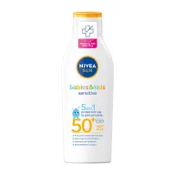 NIVEA SUN FP50+ Leche Solar para Niños y Bebés (2 x 200 ml)