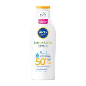 NIVEA SUN FP50+ Leche Solar para Niños y Bebés (2 x 200 ml)